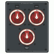 Blue Sea Systems 8689 Batteriemanagement-Panel – 24 V DC, Für Einzelmotor-Boote, Lastschutz