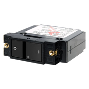 Blue Sea Circuit Breaker 20A, A-Series Flat Rocker Single Pole, 7404