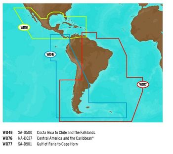 C-Map 4D Full Content North America & South America Chart, Wide