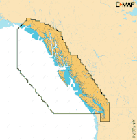 C-MAP REVEAL X - British Columbia & Puget Sound, M-NA-T-207-R-MS