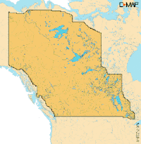 C-MAP REVEAL X - Canada Lake Insight West HD