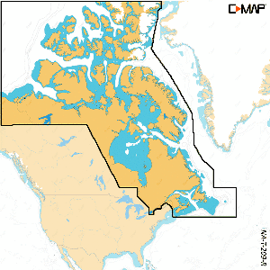 C-MAP REVEAL X - Canada North & East, M-NA-T-209-R-MS