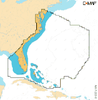 C-MAP REVEAL X - Chesapeake Bay to the Bahamas, M-NA-T-203-R-MS
