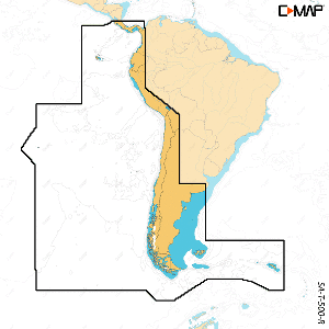 C-MAP REVEAL X - Costa Rica Chile & Falklands