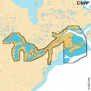 C-MAP REVEAL X - Great Lakes to Nova Scotia