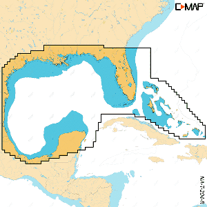 C-MAP REVEAL X - Gulf of Mexico & Bahamas