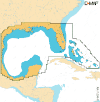 C-MAP REVEAL X - Gulf of Mexico & Bahamas, M-NA-T-204-R-MS