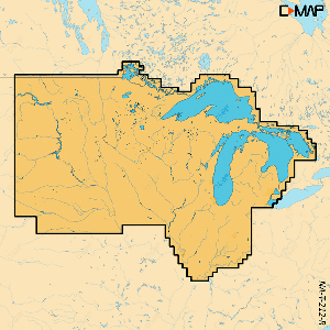 C-MAP REVEAL X - U.S. Lakes North Central