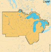 C-MAP REVEAL X - U.S. Lakes North Central