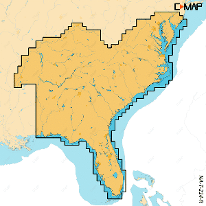 C-MAP REVEAL X - U.S. Lakes South East