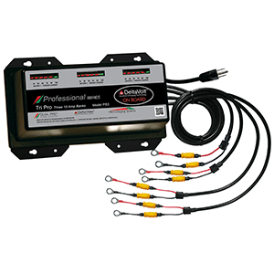 Dual Pro Professional Series Battery Charger - 120V 45A - 3-15A-Banks - 12V-36V, PS3