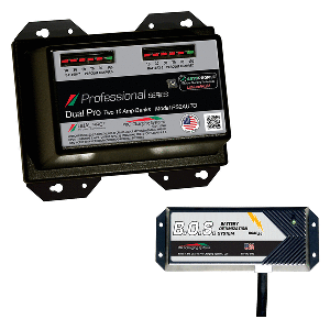 Dual Pro PS2 Auto 2 Bank Battery Charger with 2 Bank Battery Optimization, 120V to 12/24V 30Amp, PS2AUTO/BOS12V2