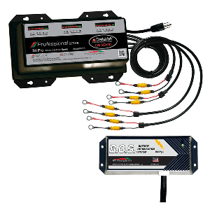 Dual Pro PS3 3 Bank Battery Charger with 3 Bank Battery Optimization, 120V to 12/24/36V 45Amp, PS3/BOS12V3