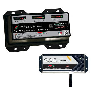 Dual Pro PS3 Auto 3 Bank Battery Charger with 2 Bank Battery Optimization, 120V to 12/24/36V 45Amp, PS3AUTO/BOS12V2