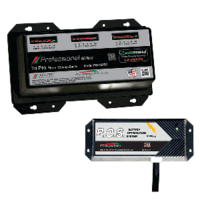 Dual Pro PS3 Auto 3 Bank Battery Charger with 3 Bank Battery Optimization, 120V to 12/24/36V 45Amp, PS3AUTO/BOS12V3