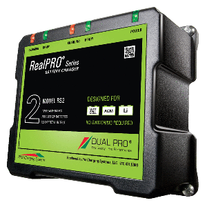 Dual Pro RealPRO Series Battery Charger - 120V 12A - 2-6A-Banks - 12V/24V, RS2