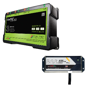 Dual Pro RS3 3 Bank Battery Charger with 2 Bank Battery Optimization, 120/240V to 12/24/36V, 18 Amp