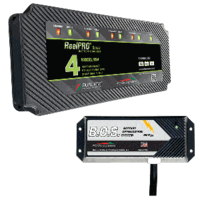 Dual Pro RS4 4 Bank Battery Charger with 3 Bank Battery Optimization, 120/240V to 12/24V, 24 Amp