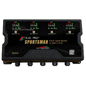 Dual Pro Sportsman HF (High Frequency) Battery Charger 40A - 4 Bank SS4HF, 120V to 12V