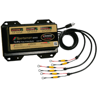 Dual Pro Sportsman Series Battery Charger - 120V 30A - 3-10A-Banks - 12V-36V, SS3