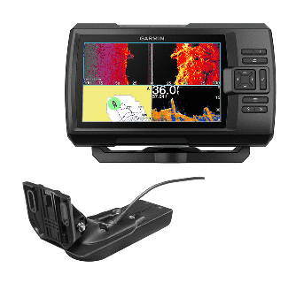 Garmin STRIKER Vivid 7sv Fishfinder with GT52HW-TM Trasom Mount Transducer Garmin STRIKER Vivid 7sv Fishfinder with GT52HW-TM Trasom Mount Transducer