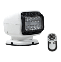 Golight GT Series LED Hybrid Light Permanent Mount with Handheld Wireless Remote - 12V - White 20008GT