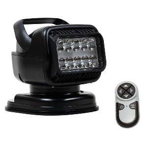 Golight GT Series LED Hybrid Portable Light with Magnetic Shoe Mount Handheld Wireless Remote - 12V - Black 79518GT