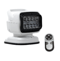 Golight GT Series LED Hybrid Portable Light with Magnetic Shoe Mount Handheld Wireless Remote - 12V - White 79018GT