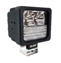 Golight GXL LED Hybrid Work Series Light Fixed Mount with No Remote - 12V - Black 4023
