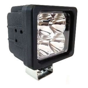 Golight GXL LED Work Light Series Spot Light Fixed Mount with No Remote - 12V - Black 4024