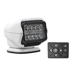 Golight Stryker ST Series LED Hybrid Light - Permanent Mount - Wired Dash Remote - 12V - White 30208ST
