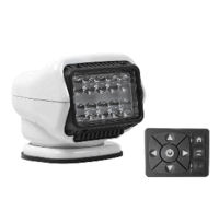 Golight Stryker ST Series LED Hybrid Light - Permanent Mount - Wired Dash Remote - 12V - White 30208ST