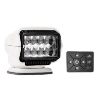 Golight Stryker ST Series Permanent Mount White 12V LED with Hard Wired Dash Mount Remote 30204ST