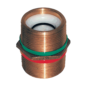 GROCO Pnc Bronze Pipe Nipple With Check Valve 2"