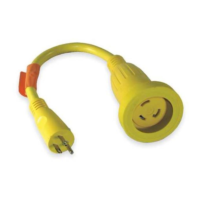 Hubbell 61CM22 Adapter 30A Female 15 Amp Male