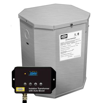 Hubbell HBL100AITSSB 25kVA 60H Isolation Transformer With Boost