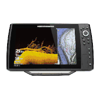Humminbird HELIX 12 CHIRP MEGA Down Imaging Di+ GPS Fishfinder with Transom Transducer G4N