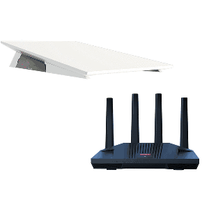 KVH Starlink Performance Gen 3 Kit with Wedge Mount & CommBox Edge Core Communications Gateway & Wi-Fi Router, 72-1113-WEDGE-CO