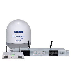 KVH TracNet H30 Ku-Band Antenna with TracNet Hub
