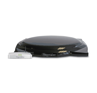 KVH TracVision A9 with IP-Enabled TV-Hub, Roof Rack Mount