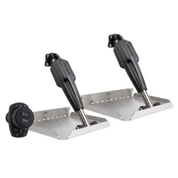 Lenco 12"x12" Edge Mount Trim Tab Kit 12v With Pro Control Assist