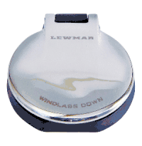 Lewmar Deck Foot Switch - Windlass Down - Stainless Steel 68000888