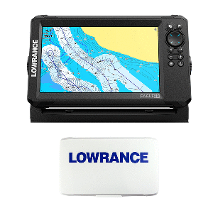 Lowrance Eagle Eye 9 Live with Transom Transducer & C-MAP Inland Charts & Suncover