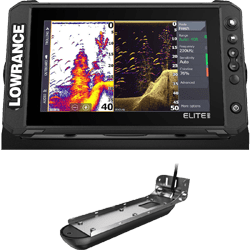Lowrance Elite FS 9 Chartplotter/Fishfinder with Active Imaging 3-in-1 Transom Mount Transducer