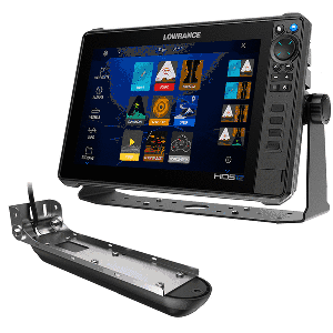 Lowrance HDS PRO 12 with Preloaded C-MAP DISCOVER OnBoard & Active Imaging 3-in-1 Transom Mount Transducer, 000-16521-001