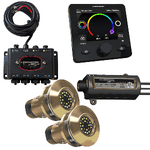 Lumishore EOS TIX404 Set 2 Lights, Hub, Display and LUX Command Center