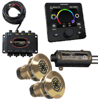 Lumishore EOS TIX404 Set 2 Lights, Hub, Display and LUX Command Center