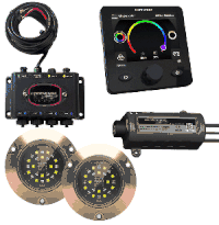 Lumishore LUX SMX154 Set 2 Lights, Hub, Display and LUX Command Center