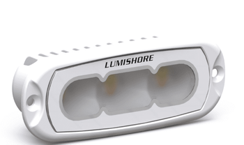 Lumishore Spotlight; LUX; 3 LED; Powder Coated Aluminum Body With Frosted Lens Housing; Flush Mount