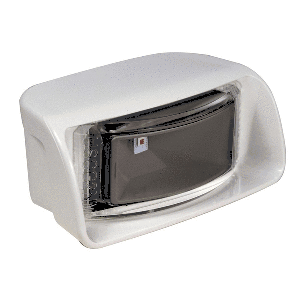 Lumitec Contour Drop-In Navigation Light - Starboard Green - White Housing